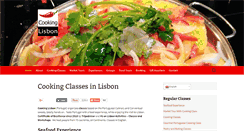 Desktop Screenshot of cookinglisbon.com